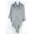 Knitted Acrylic Wholesale Poncho for Women